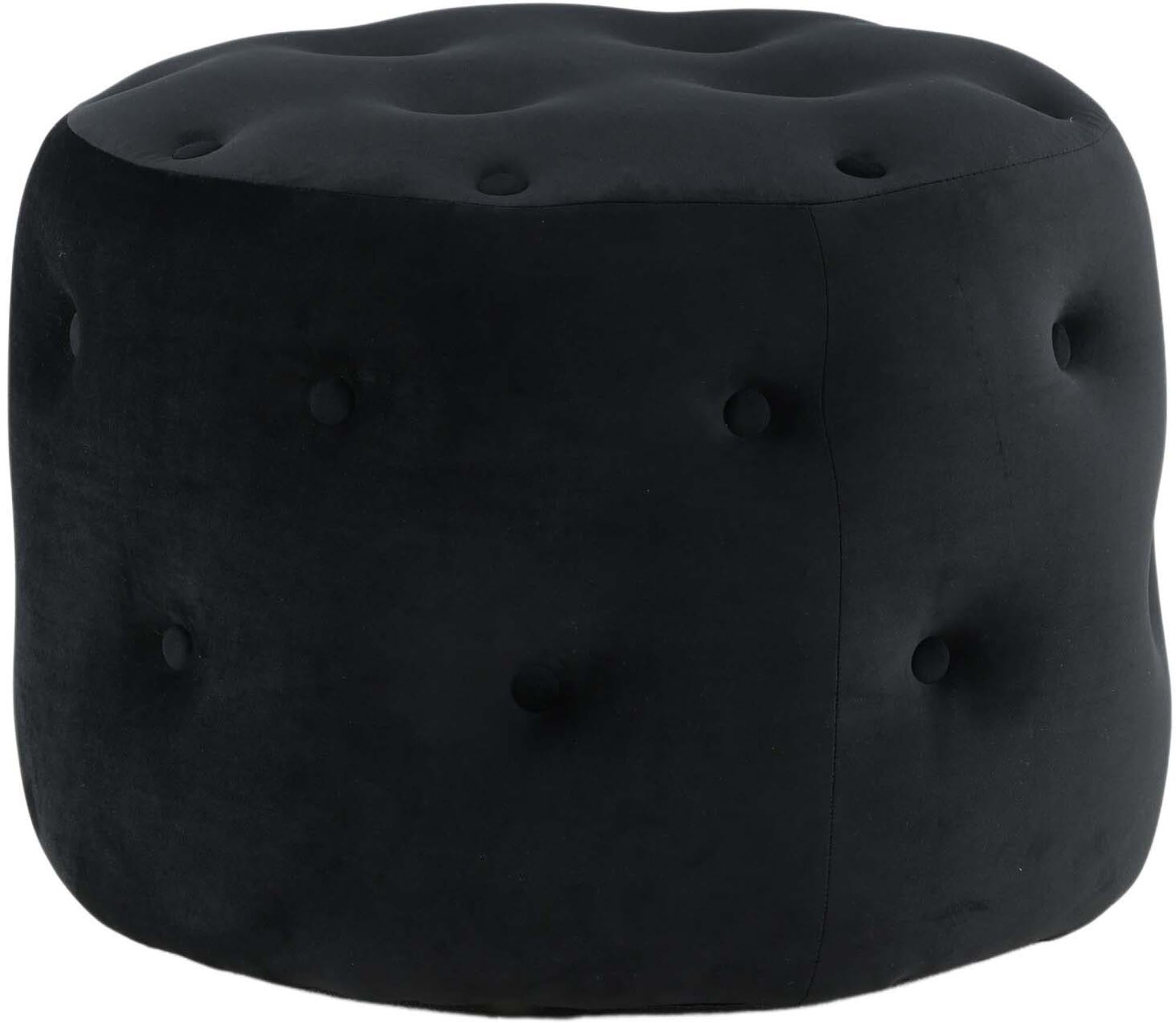 Benjamin Ottoman / Pouf in Schwarz präsentiert im Onlineshop von KAQTU Design AG. Pouf ist von Venture Home