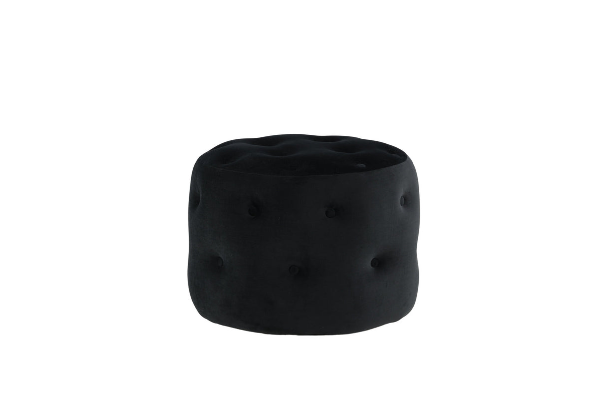 Benjamin Ottoman / Pouf in Schwarz präsentiert im Onlineshop von KAQTU Design AG. Pouf ist von Venture Home