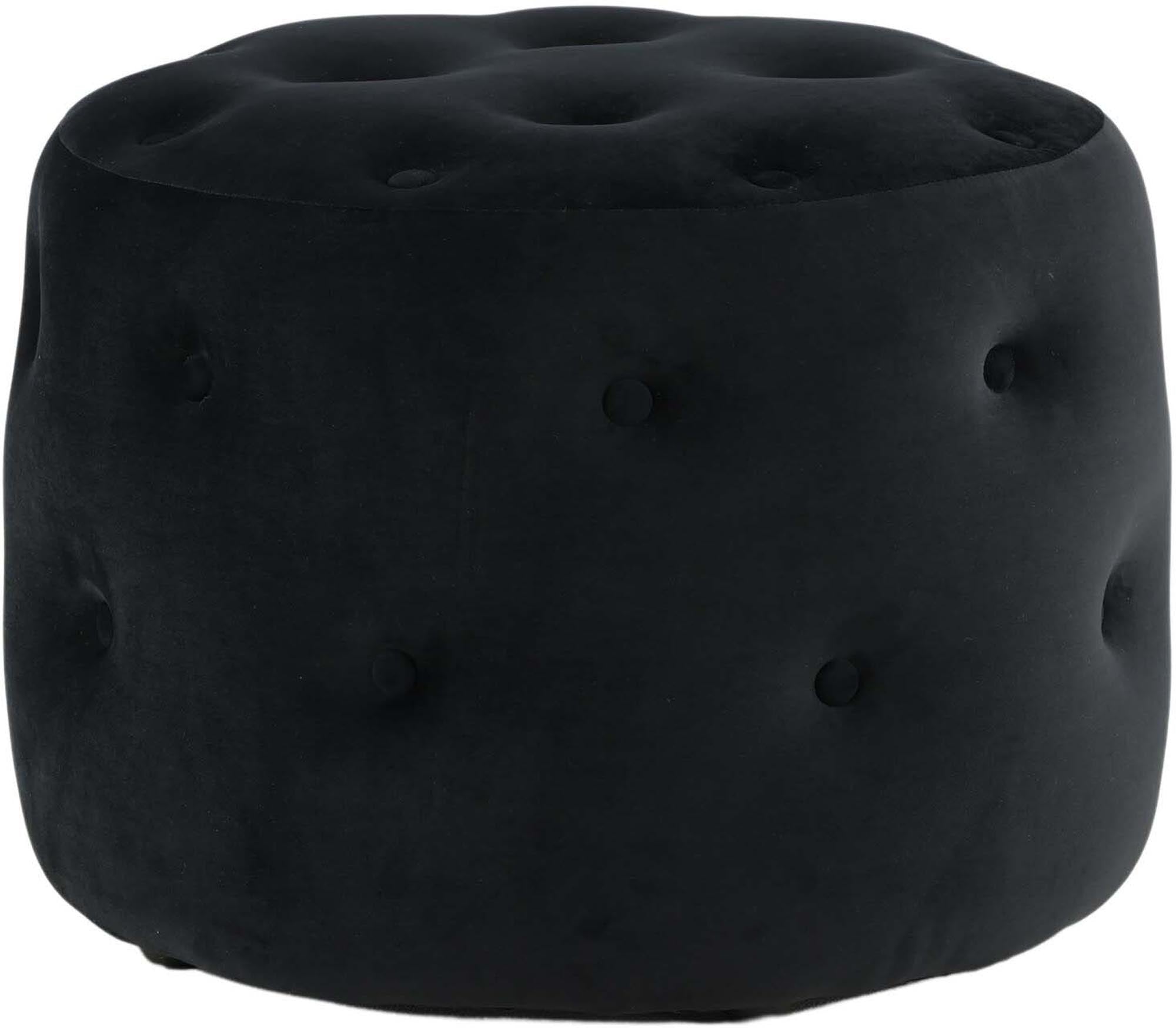 Benjamin Ottoman / Pouf in Schwarz präsentiert im Onlineshop von KAQTU Design AG. Pouf ist von Venture Home