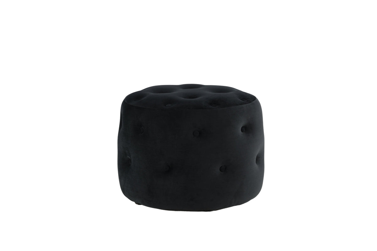 Benjamin Ottoman / Pouf in Schwarz präsentiert im Onlineshop von KAQTU Design AG. Pouf ist von Venture Home