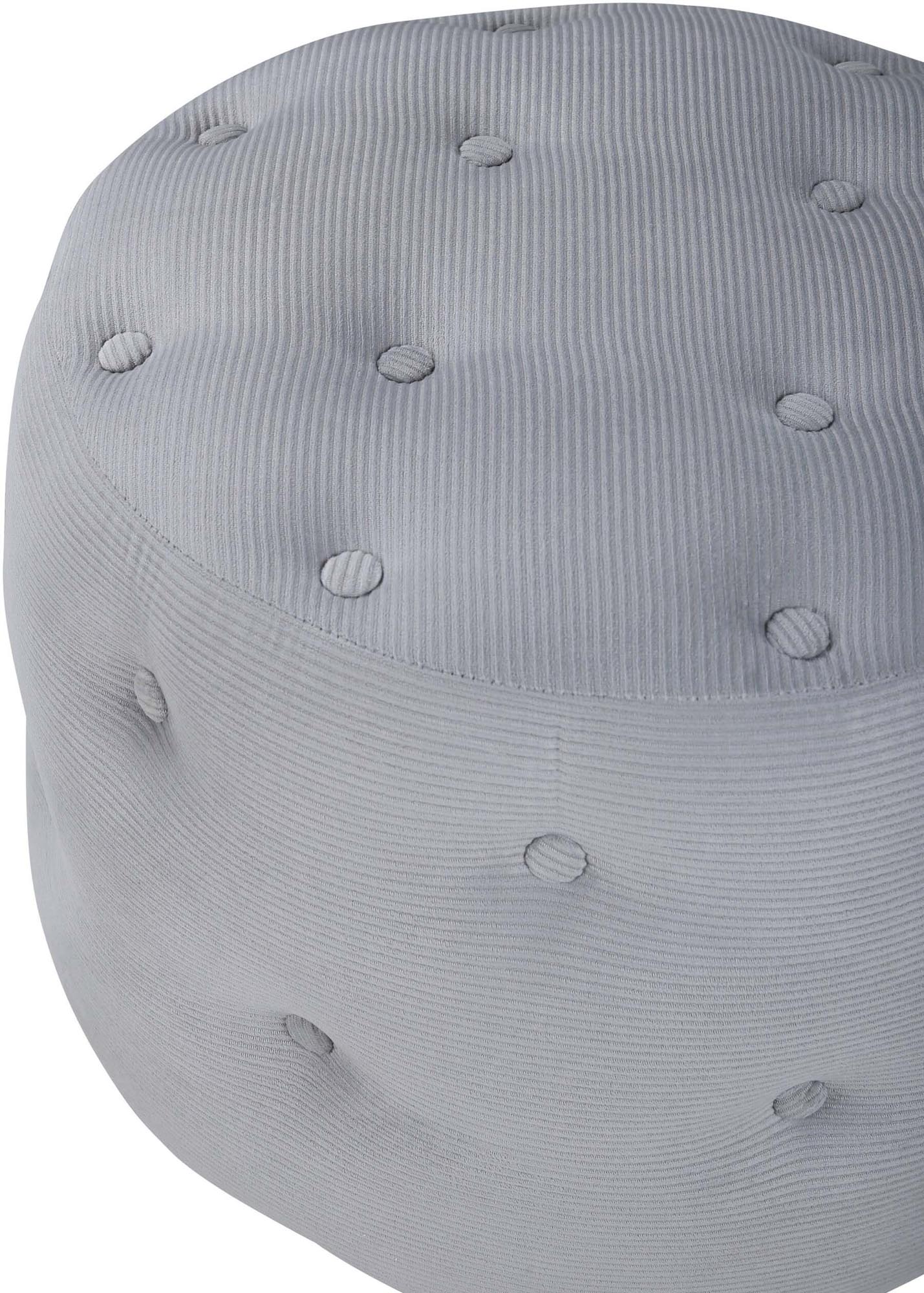 Benjamin Ottoman / Pouf in Grau präsentiert im Onlineshop von KAQTU Design AG. Pouf ist von Venture Home