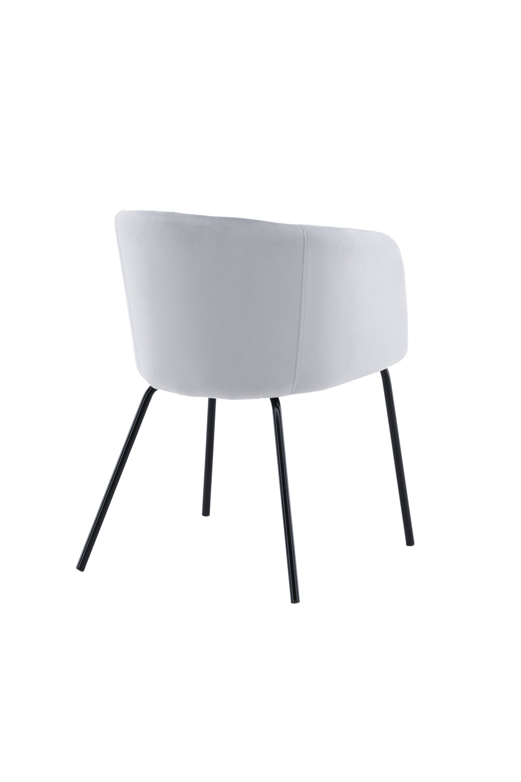 Berit Stuhl in Grau präsentiert im Onlineshop von KAQTU Design AG. Schalenstuhl mit Armlehne ist von Venture Home