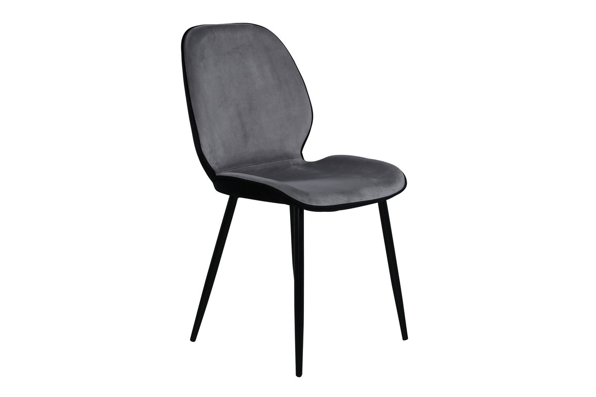 Emma Stuhl in Grau präsentiert im Onlineshop von KAQTU Design AG. Stuhl ist von Venture Home
