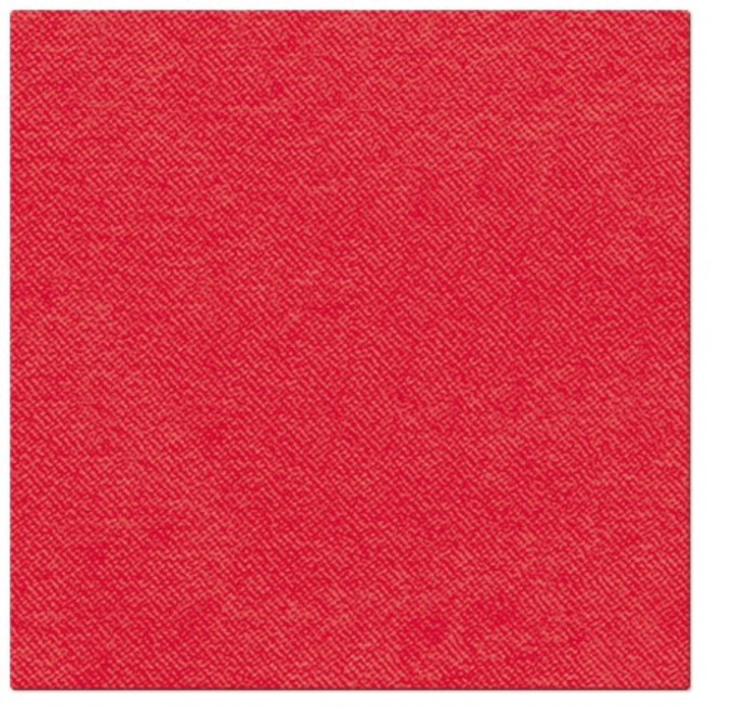 Servietten Dinner 50x Unifarbe Rot, 40x40cm in Rot präsentiert im Onlineshop von KAQTU Design AG. Servietten ist von PAW