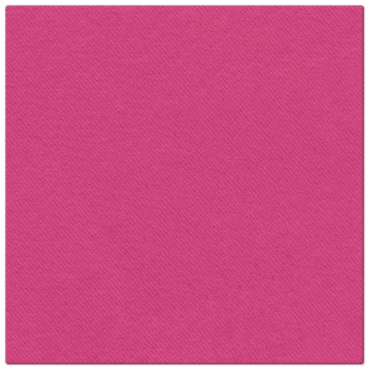 Servietten Dinner 50x Unifarbe fuchsia, 40x40cm in Violett präsentiert im Onlineshop von KAQTU Design AG. Servietten ist von PAW