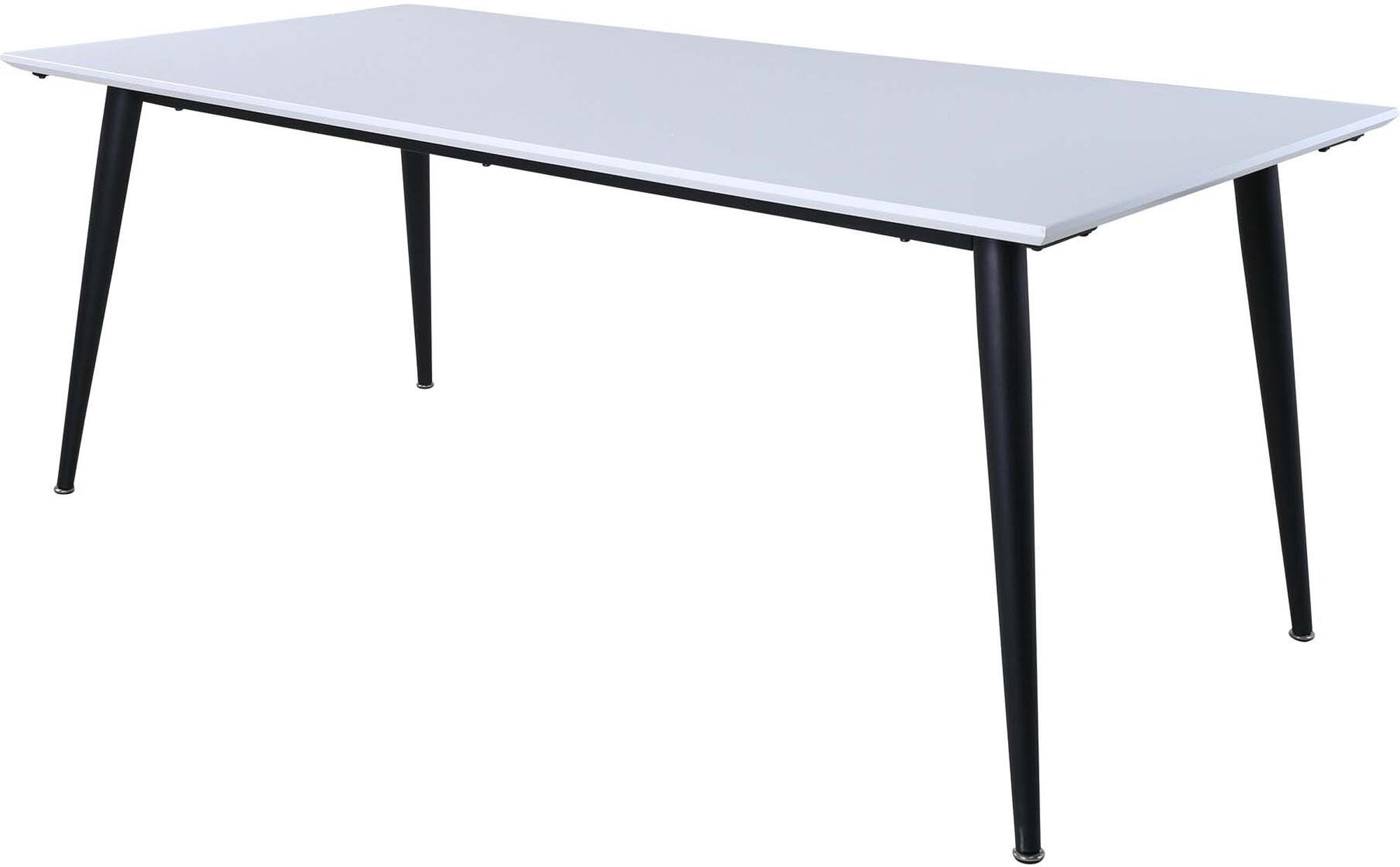 Jimmy Tisch in Weiss präsentiert im Onlineshop von KAQTU Design AG. Esstisch ist von Venture Home