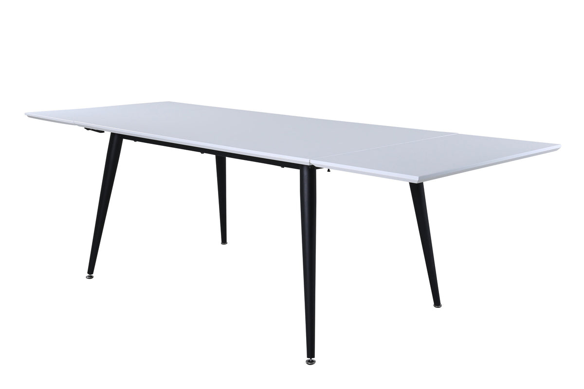 Jimmy Tisch in Weiss präsentiert im Onlineshop von KAQTU Design AG. Esstisch ist von Venture Home