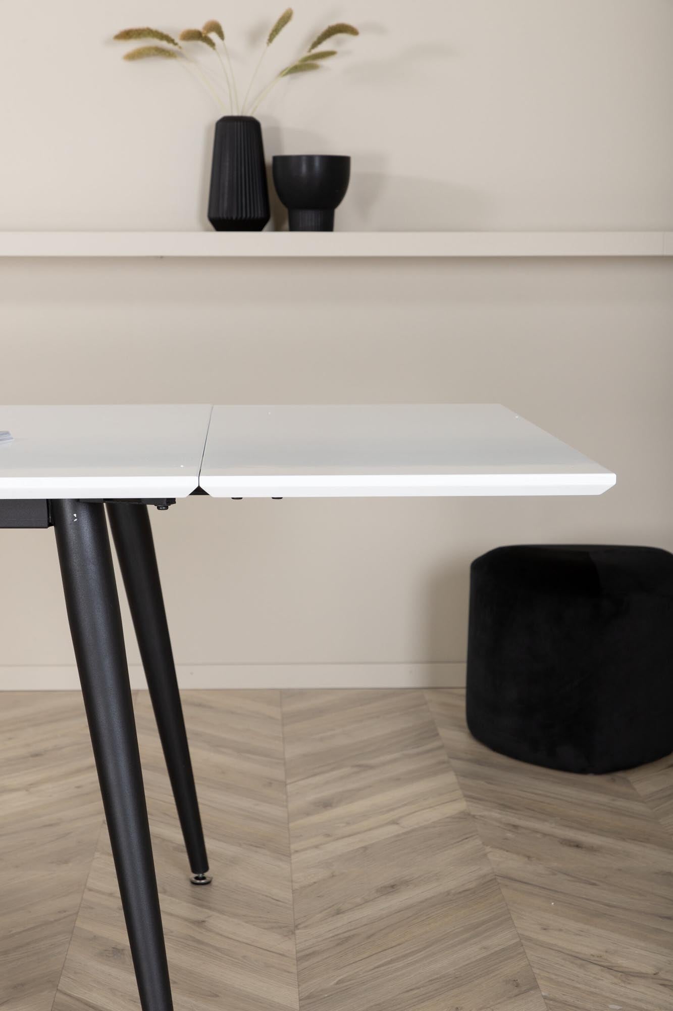 Jimmy Tisch in Weiss präsentiert im Onlineshop von KAQTU Design AG. Esstisch ist von Venture Home
