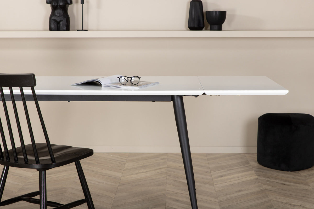 Jimmy Tisch in Weiss präsentiert im Onlineshop von KAQTU Design AG. Esstisch ist von Venture Home