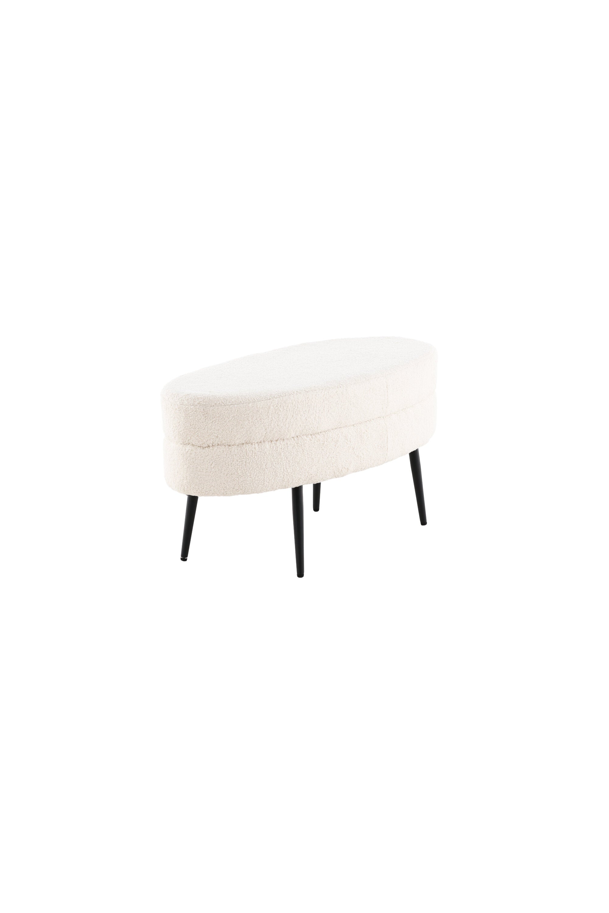 Otto Ottoman / Pouf in Weiss präsentiert im Onlineshop von KAQTU Design AG. Ottoman ist von Venture Home
