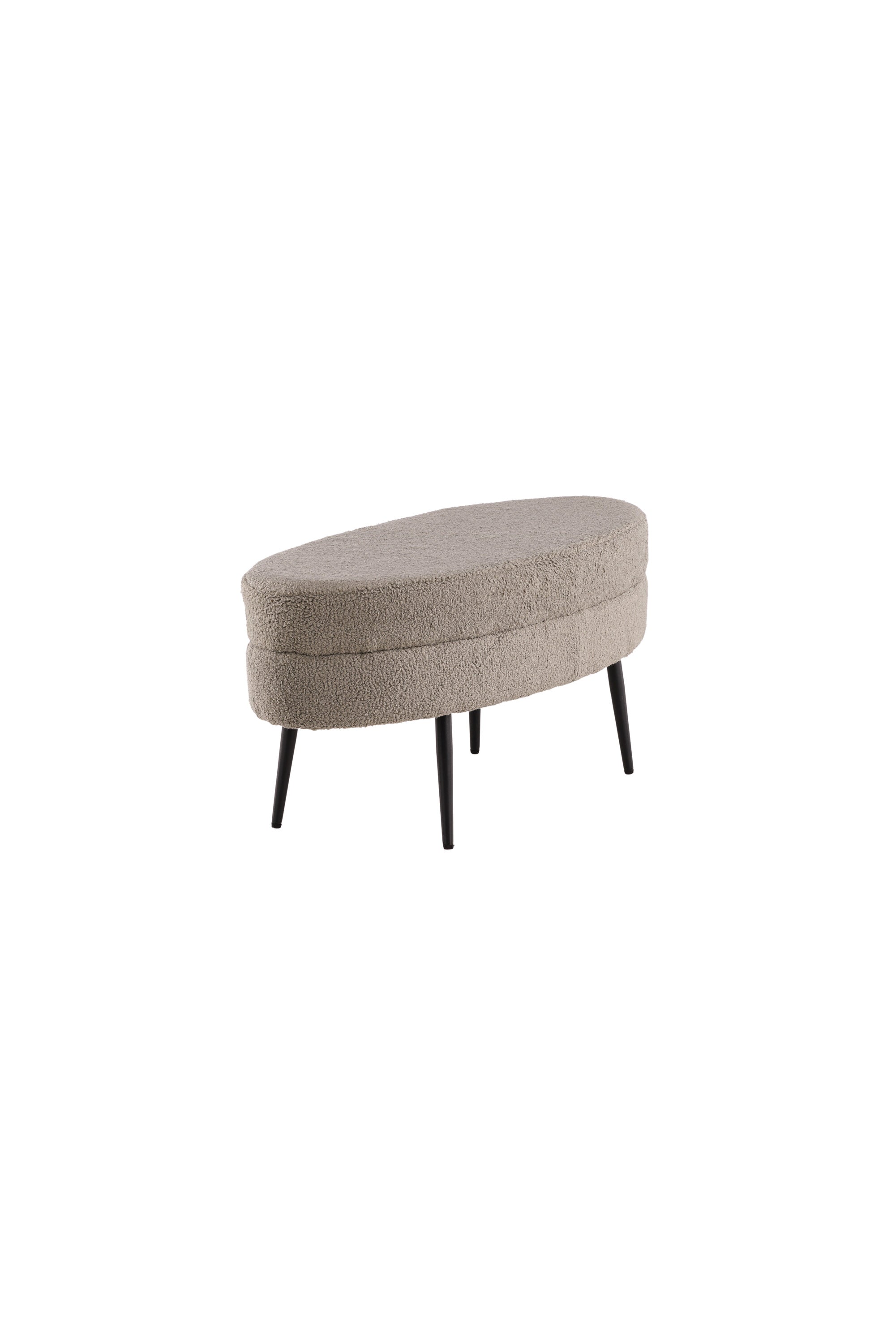 Otto Ottoman / Pouf in Greige präsentiert im Onlineshop von KAQTU Design AG. Ottoman ist von Venture Home