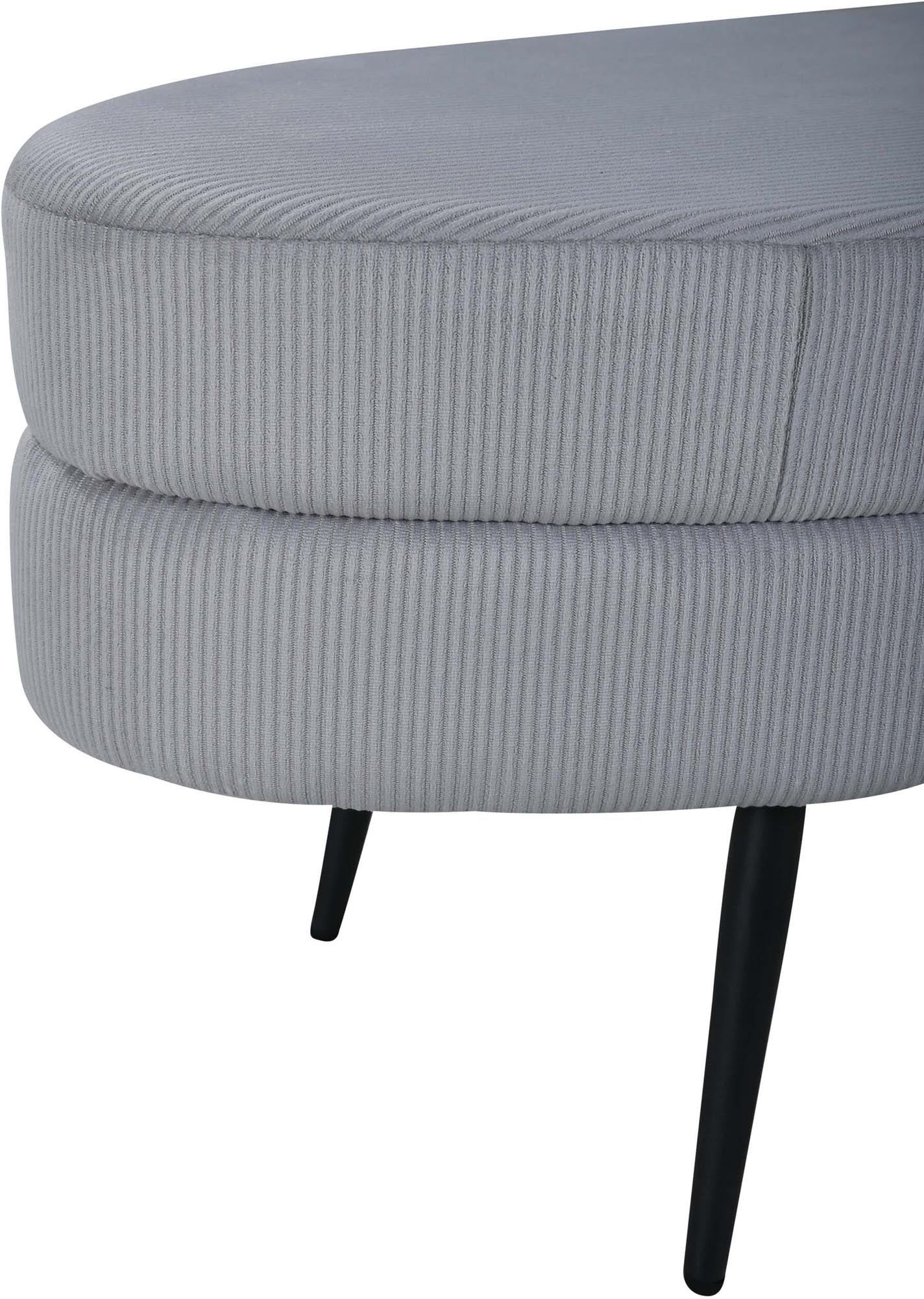 Otto Ottoman / Pouf in Grau präsentiert im Onlineshop von KAQTU Design AG. Ottoman ist von Venture Home