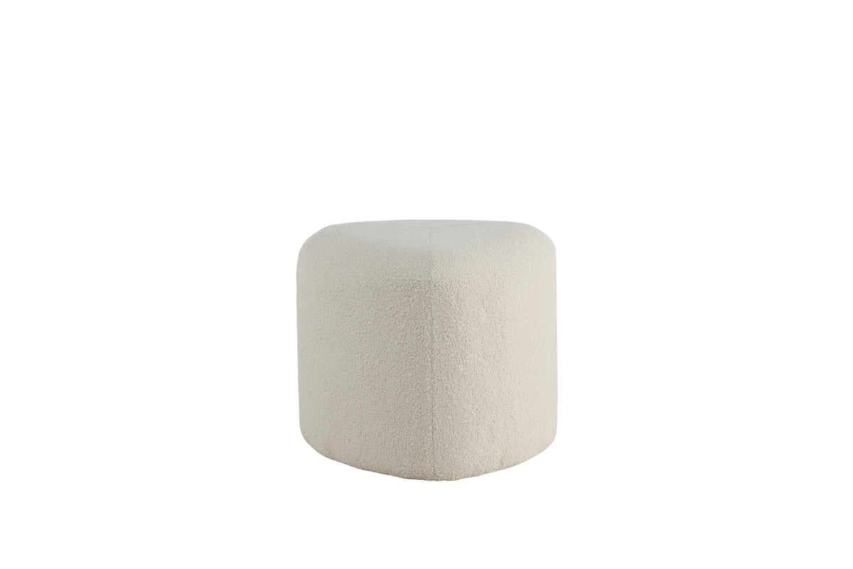 Peg Ottoman / Pouf in Weiss präsentiert im Onlineshop von KAQTU Design AG. Pouf ist von Venture Home