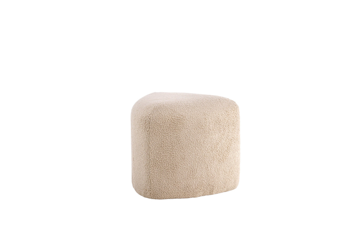Peg Ottoman / Pouf in Beige präsentiert im Onlineshop von KAQTU Design AG. Pouf ist von Venture Home