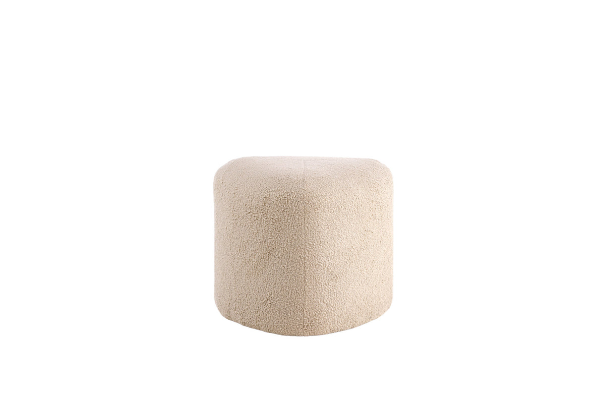 Peg Ottoman / Pouf in Beige präsentiert im Onlineshop von KAQTU Design AG. Pouf ist von Venture Home