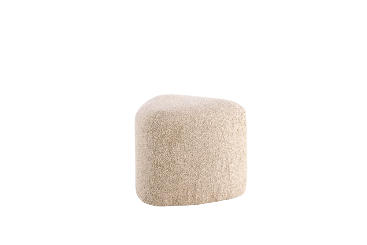 Peg Ottoman / Pouf in Beige präsentiert im Onlineshop von KAQTU Design AG. Pouf ist von Venture Home