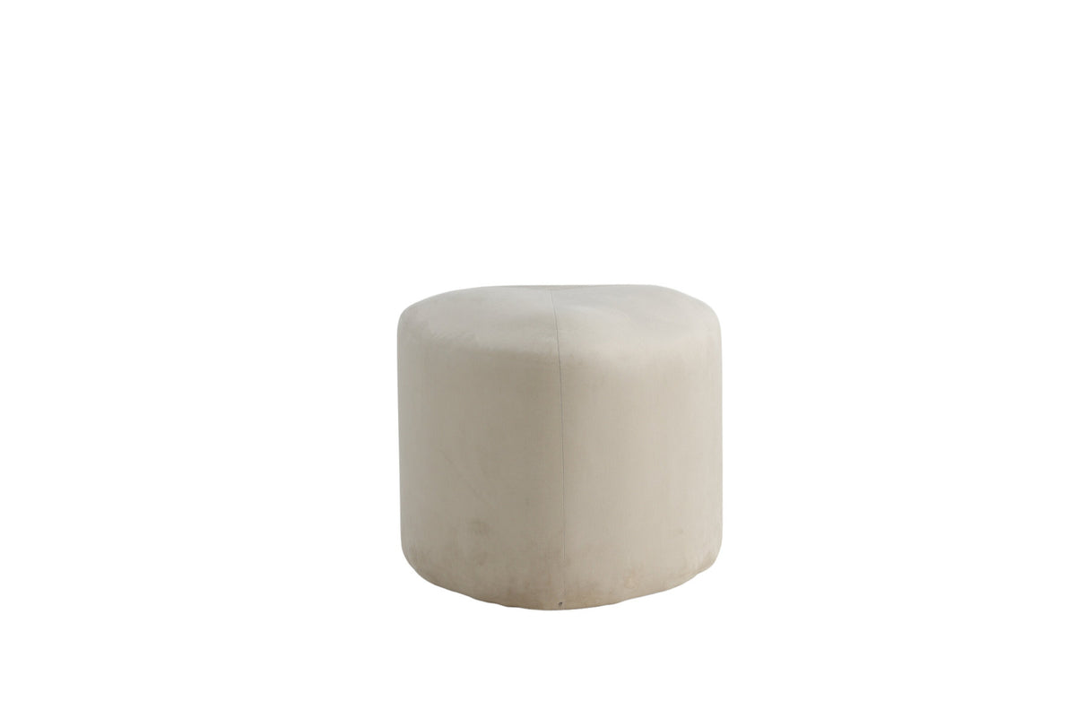 Peg Ottoman / Pouf in Weiss präsentiert im Onlineshop von KAQTU Design AG. Pouf ist von Venture Home