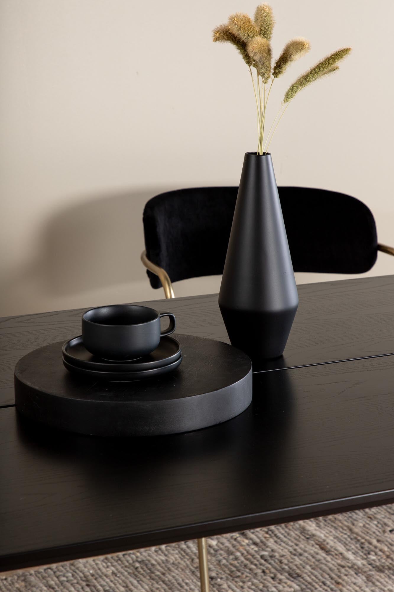 Pelle Esstisch in Schwarz präsentiert im Onlineshop von KAQTU Design AG. Esstisch ist von Venture Home