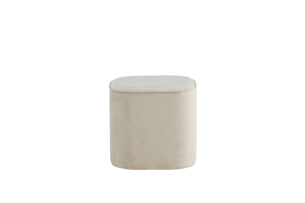 Piff Ottoman / Pouf in Weiss präsentiert im Onlineshop von KAQTU Design AG. Pouf ist von Venture Home