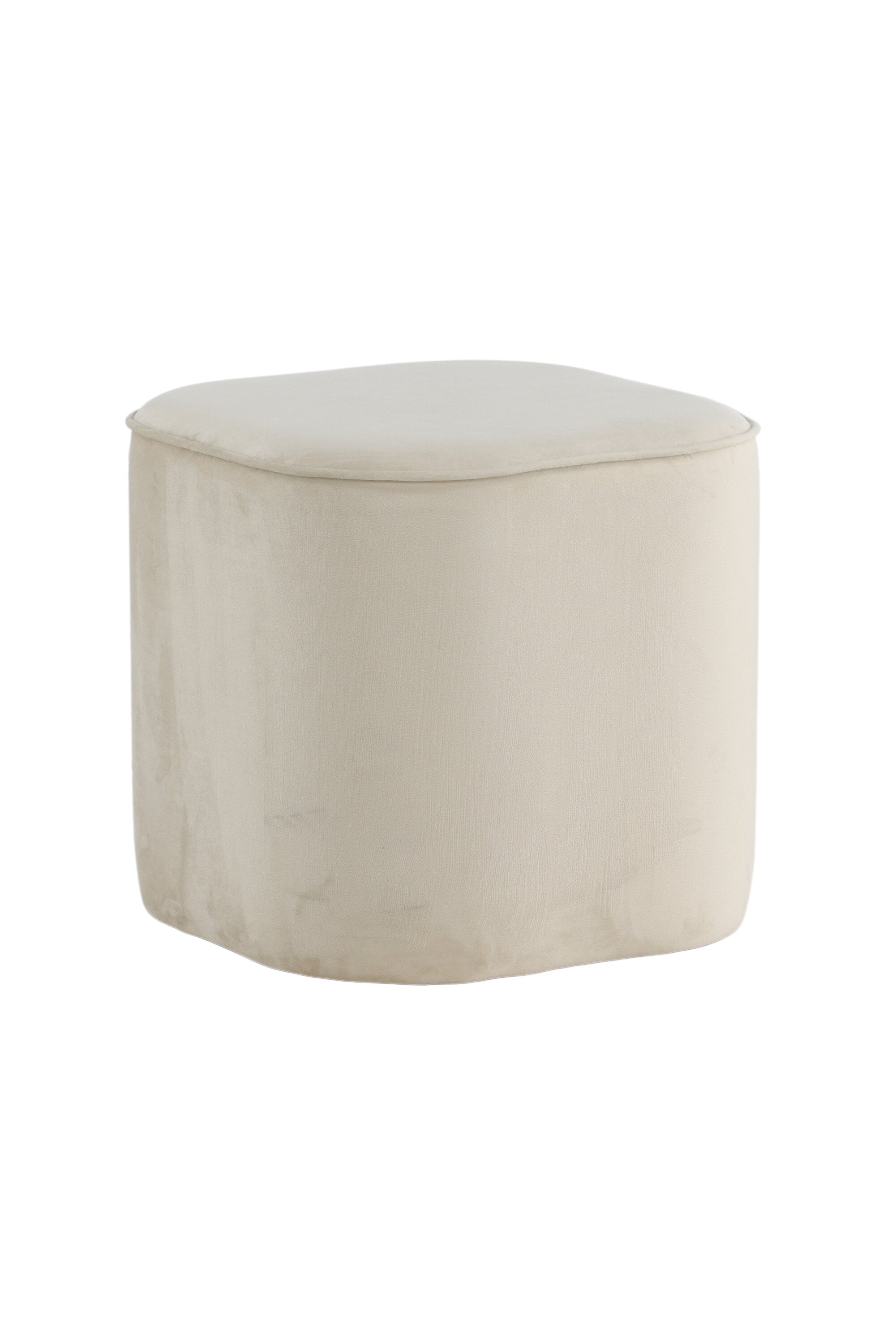 Piff Ottoman / Pouf in Weiss präsentiert im Onlineshop von KAQTU Design AG. Pouf ist von Venture Home