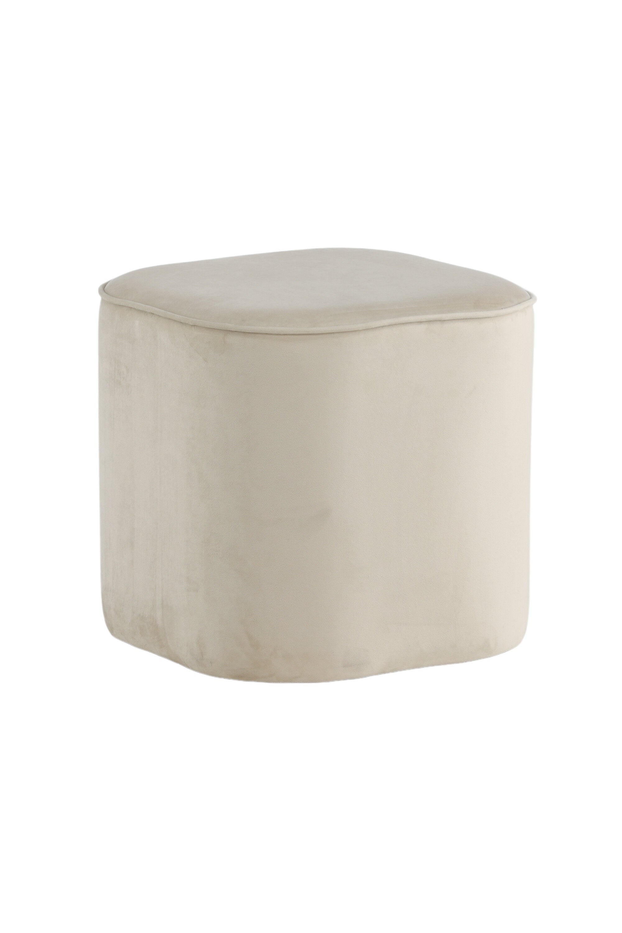 Piff Ottoman / Pouf in Weiss präsentiert im Onlineshop von KAQTU Design AG. Pouf ist von Venture Home