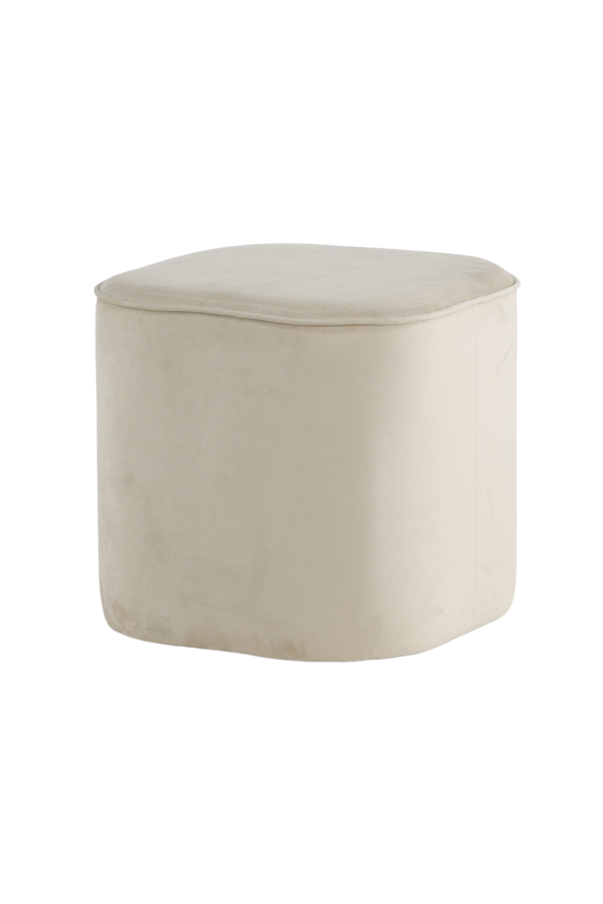Piff Ottoman / Pouf in Weiss präsentiert im Onlineshop von KAQTU Design AG. Pouf ist von Venture Home