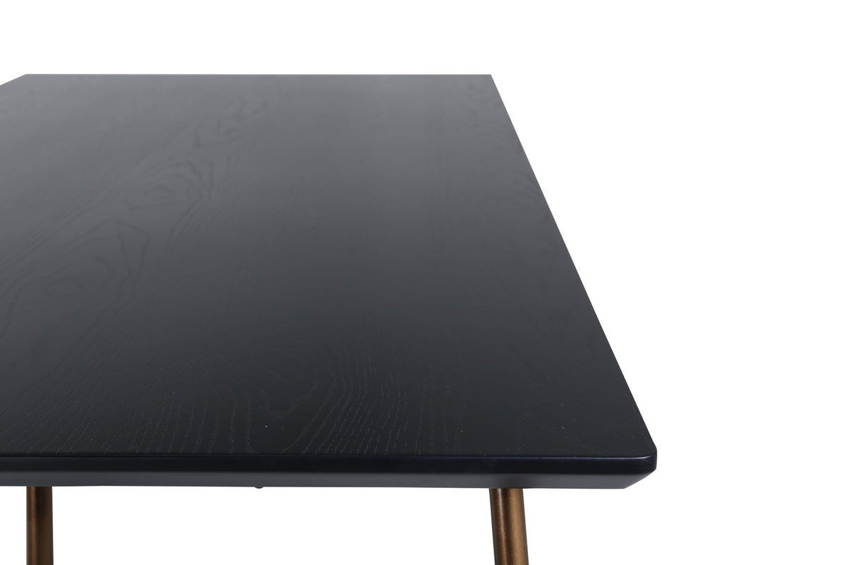 Petra Tisch in Schwarz / Kupfer präsentiert im Onlineshop von KAQTU Design AG. Esstisch ist von Venture Home