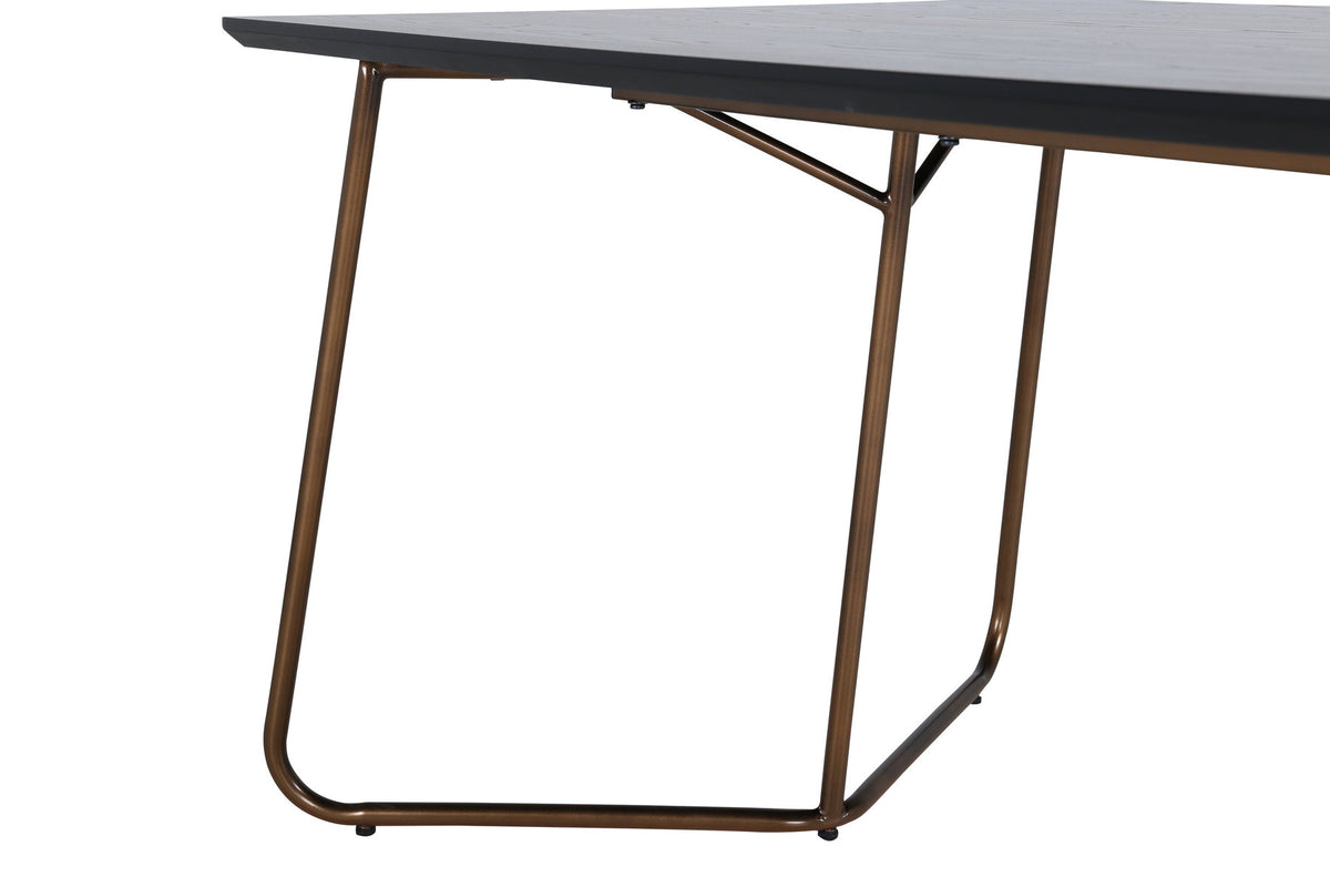 Petra Tisch in Schwarz / Kupfer präsentiert im Onlineshop von KAQTU Design AG. Esstisch ist von Venture Home