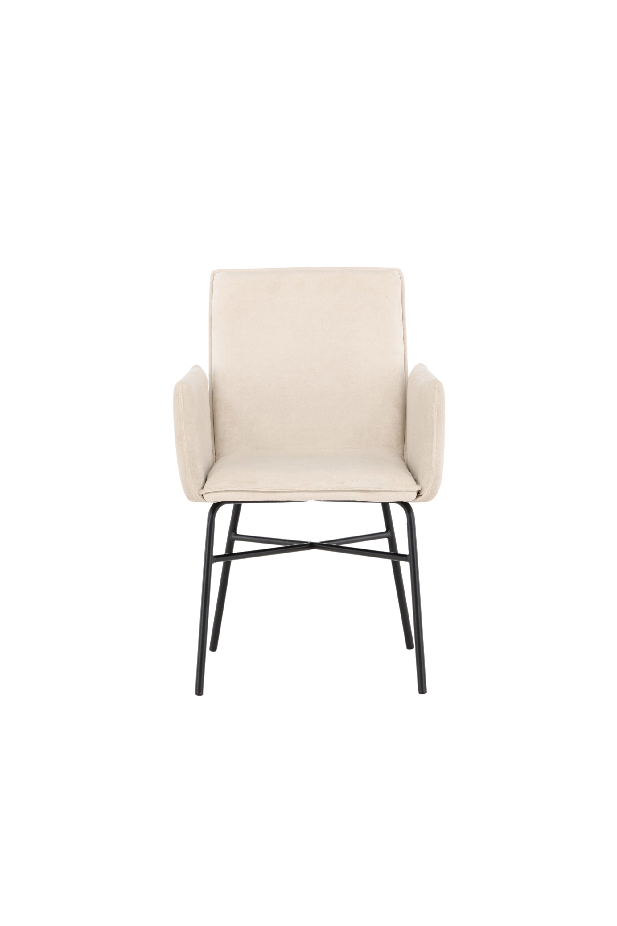 Petra Esszimmerstuhl in Beige präsentiert im Onlineshop von KAQTU Design AG. Stuhl mit Armlehne ist von Venture Home