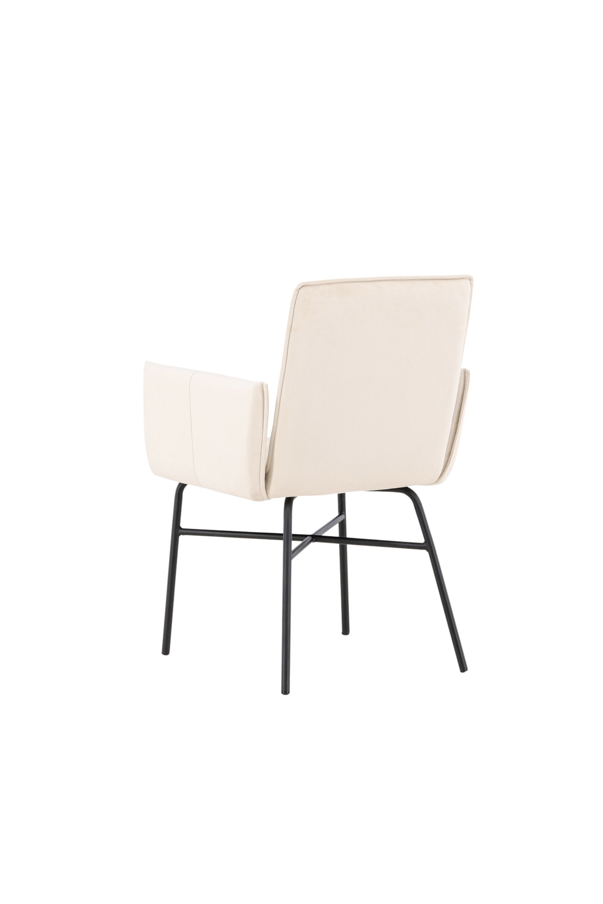 Petra Esszimmerstuhl in Beige präsentiert im Onlineshop von KAQTU Design AG. Stuhl mit Armlehne ist von Venture Home