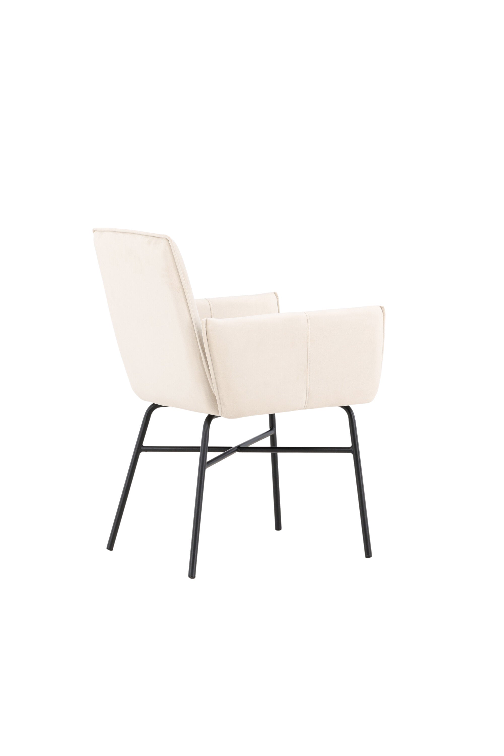 Petra Esszimmerstuhl in Beige präsentiert im Onlineshop von KAQTU Design AG. Stuhl mit Armlehne ist von Venture Home
