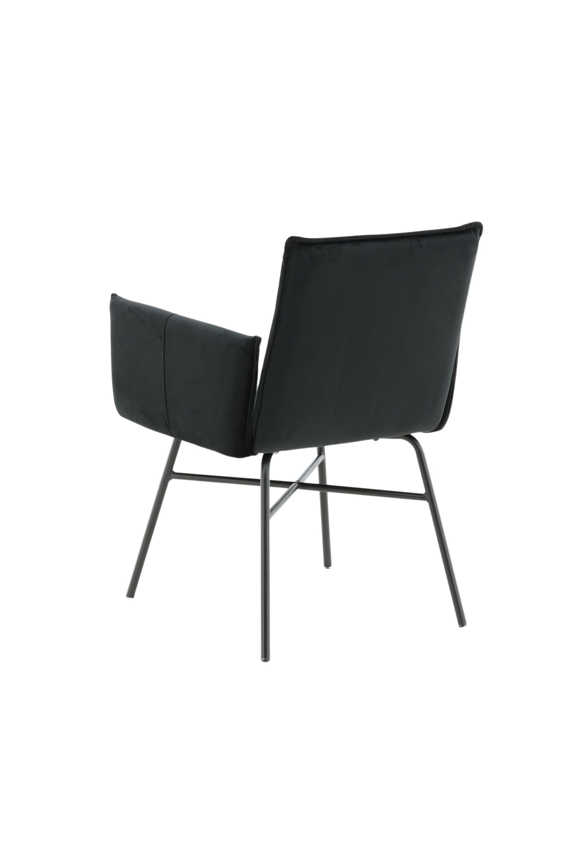Petra Stuhl in Schwarz präsentiert im Onlineshop von KAQTU Design AG. Stuhl mit Armlehne ist von Venture Home