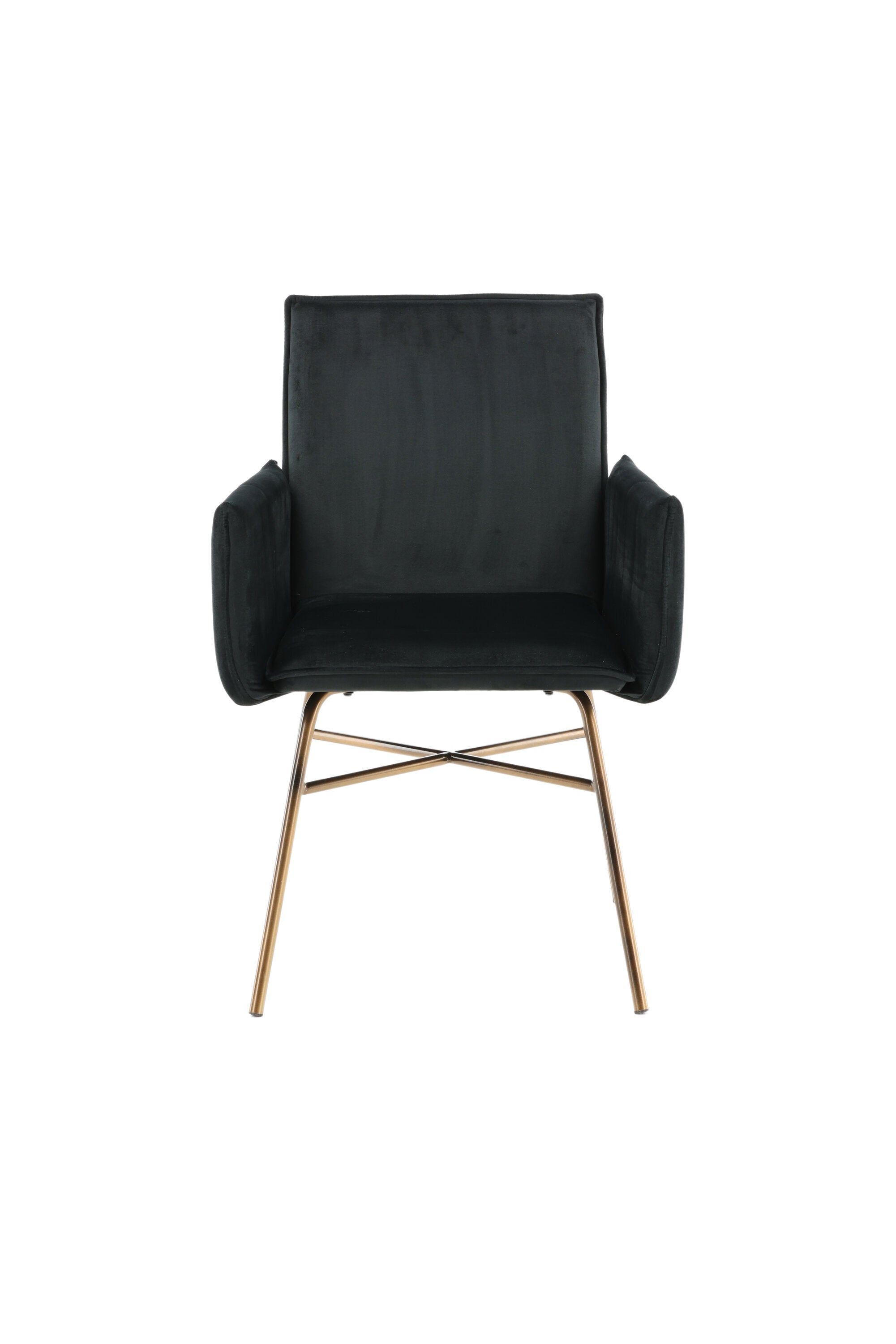 Petra Stuhl in Schwarz / Kupfer präsentiert im Onlineshop von KAQTU Design AG. Stuhl mit Armlehne ist von Venture Home
