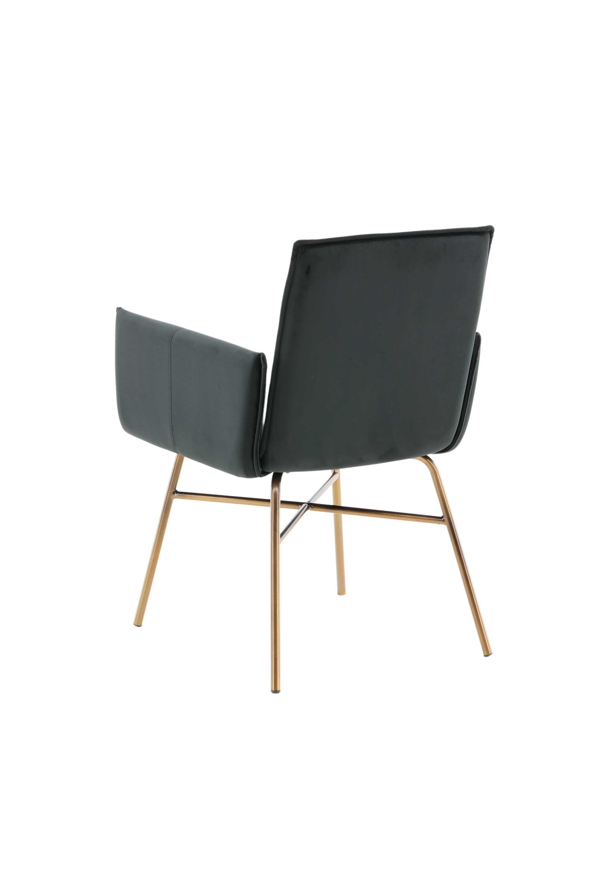 Petra Stuhl in Schwarz / Kupfer präsentiert im Onlineshop von KAQTU Design AG. Stuhl mit Armlehne ist von Venture Home