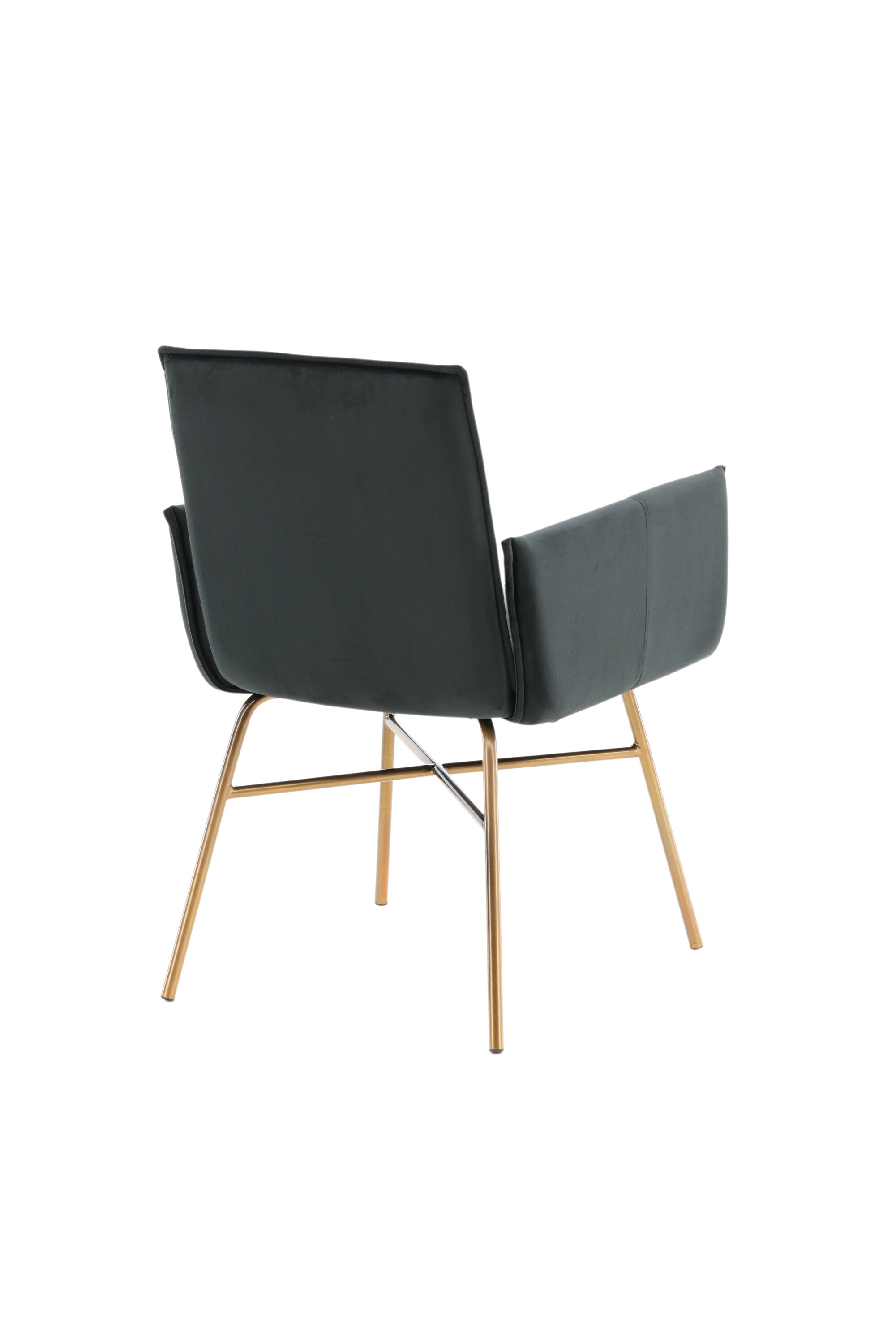 Petra Stuhl in Schwarz / Kupfer präsentiert im Onlineshop von KAQTU Design AG. Stuhl mit Armlehne ist von Venture Home