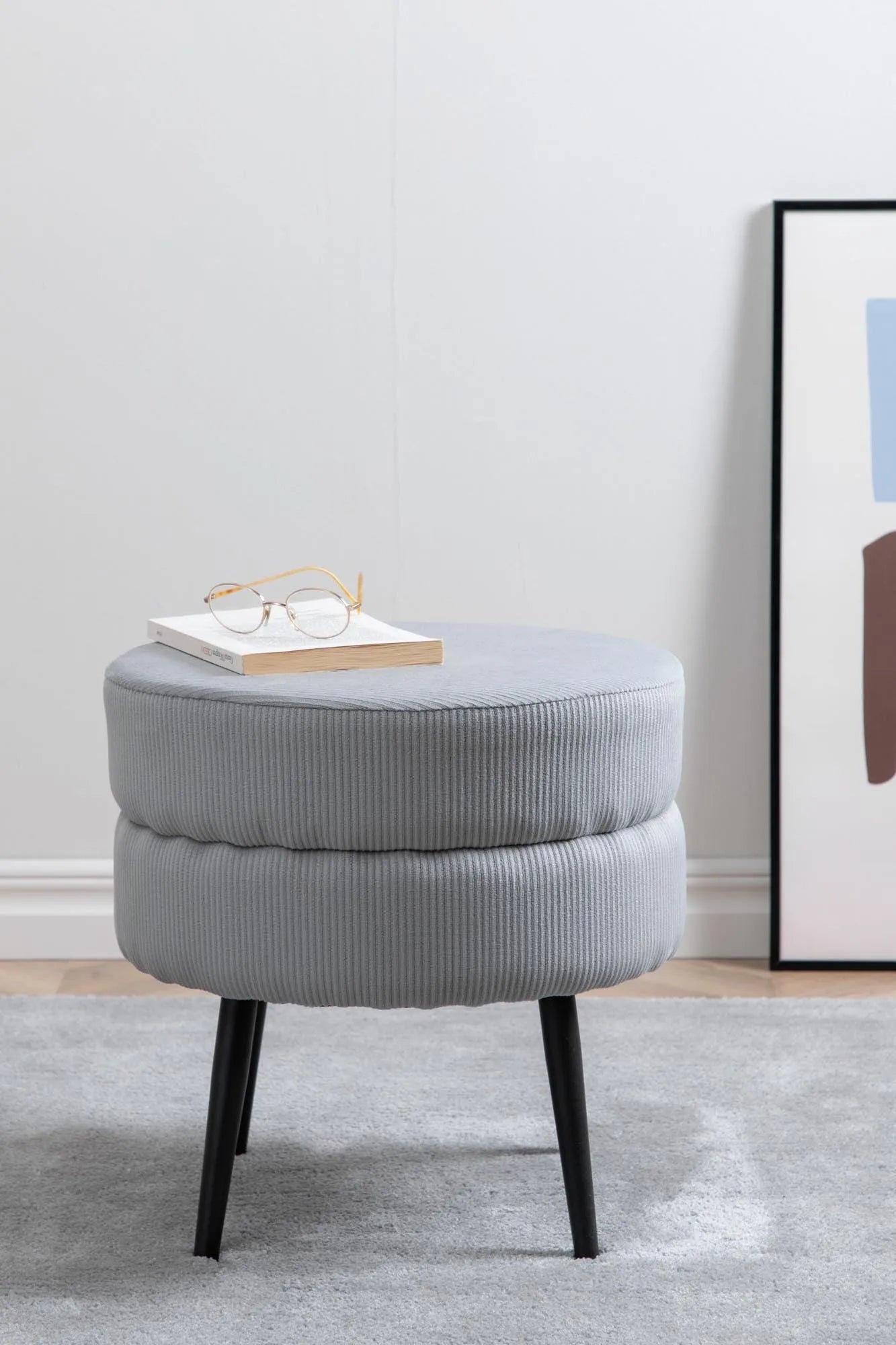 Venture Home Pot Ottoman: Vielseitiger Pouf für jeden Wohnstil.