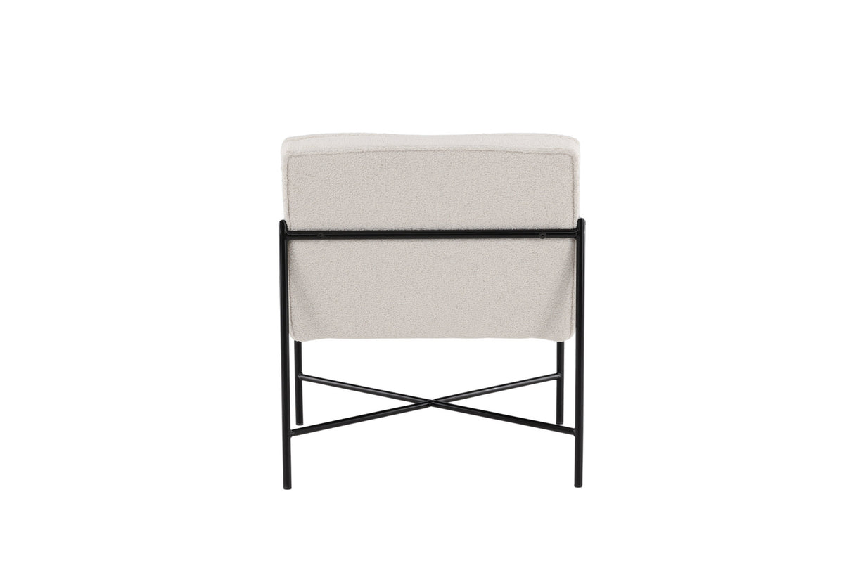 Rakel Sessel in Cremefarben präsentiert im Onlineshop von KAQTU Design AG. Sessel mit Armlehnen ist von Venture Home