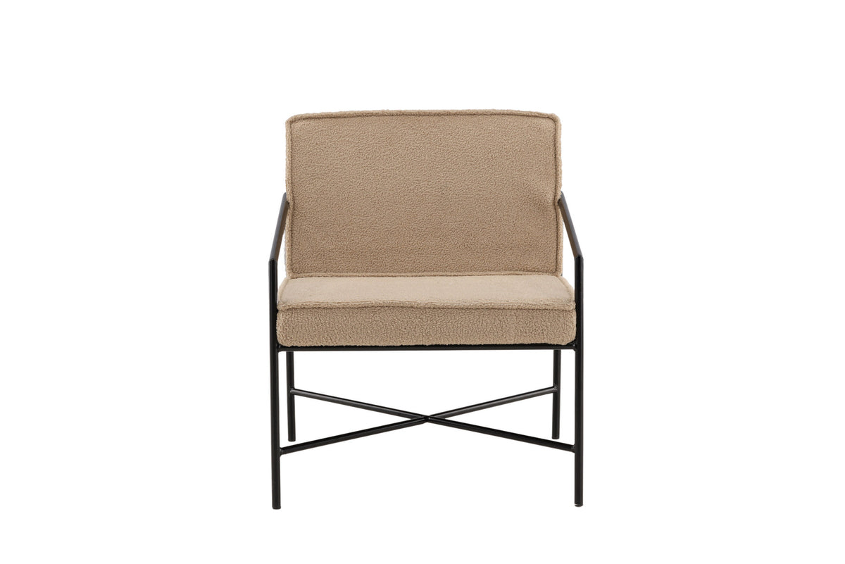 Rakel Sessel in Beige präsentiert im Onlineshop von KAQTU Design AG. Sessel mit Armlehnen ist von Venture Home