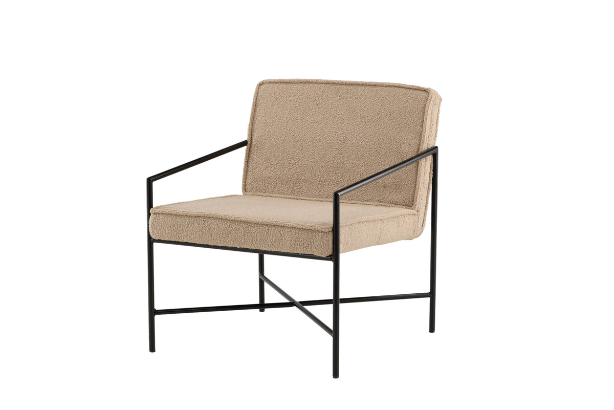 Rakel Sessel in Beige präsentiert im Onlineshop von KAQTU Design AG. Sessel mit Armlehnen ist von Venture Home