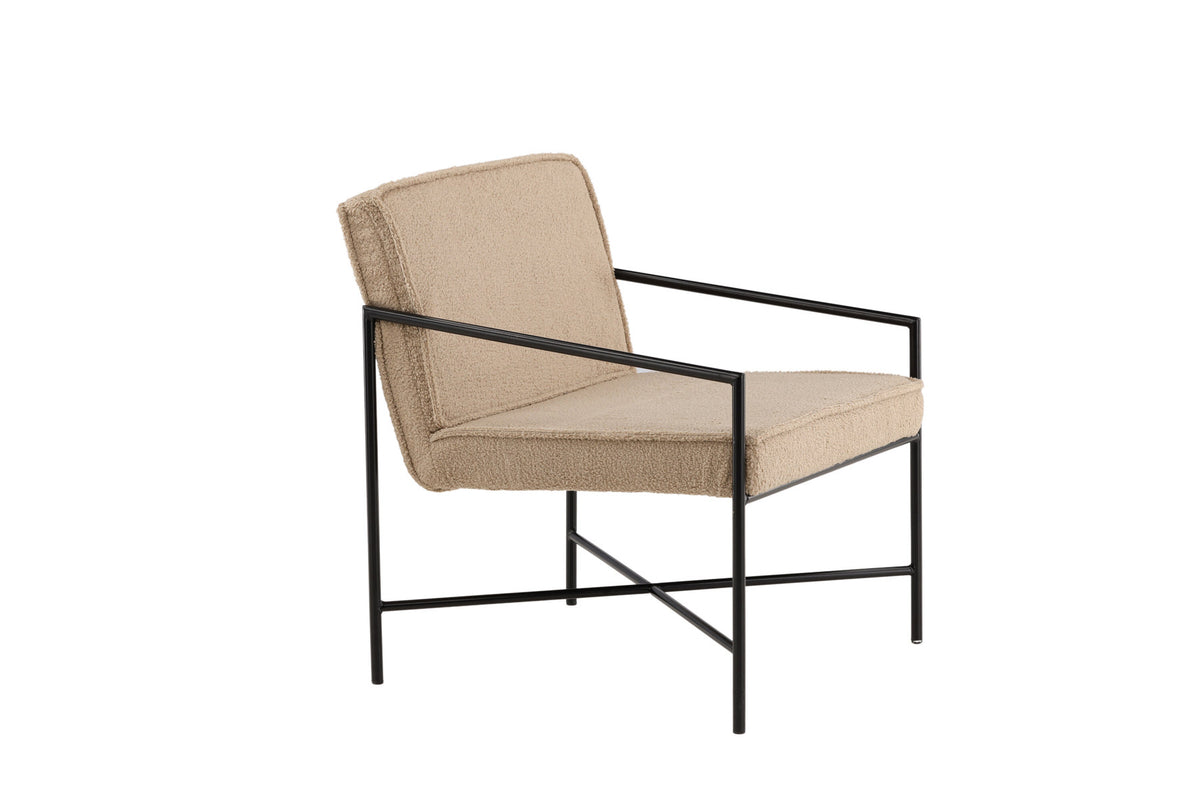 Rakel Sessel in Beige präsentiert im Onlineshop von KAQTU Design AG. Sessel mit Armlehnen ist von Venture Home