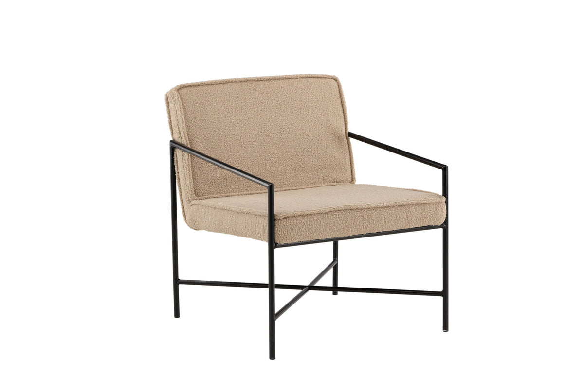 Rakel Sessel in Beige präsentiert im Onlineshop von KAQTU Design AG. Sessel mit Armlehnen ist von Venture Home