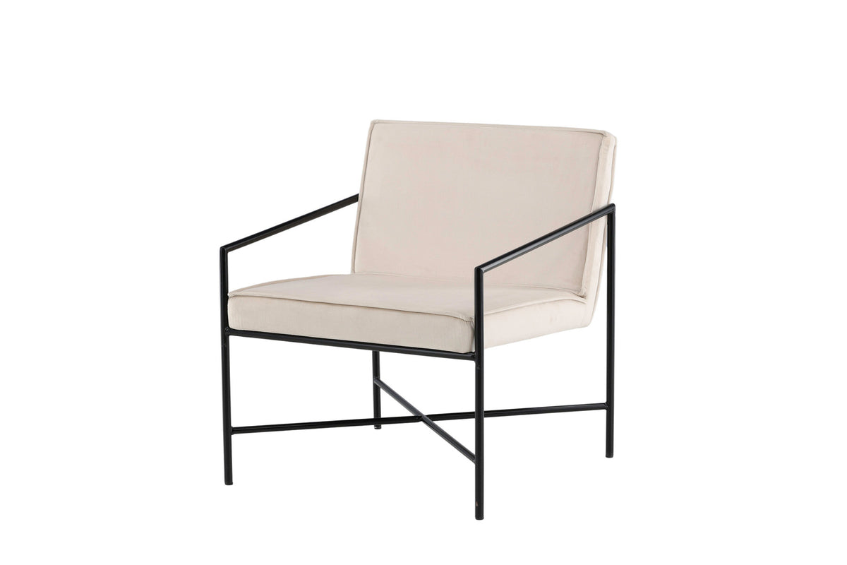 Rakel Sessel in Beige präsentiert im Onlineshop von KAQTU Design AG. Sessel mit Armlehnen ist von Venture Home