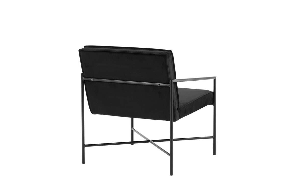 Rakel Sessel in Schwarz präsentiert im Onlineshop von KAQTU Design AG. Sessel mit Armlehnen ist von Venture Home