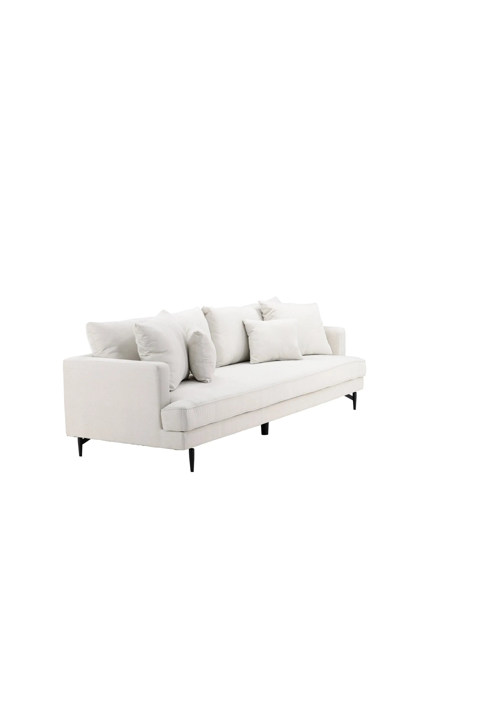 Sofia 3-Seat Sofa in Beige/Schwarz präsentiert im Onlineshop von KAQTU Design AG. 3er Sofa ist von Venture Home