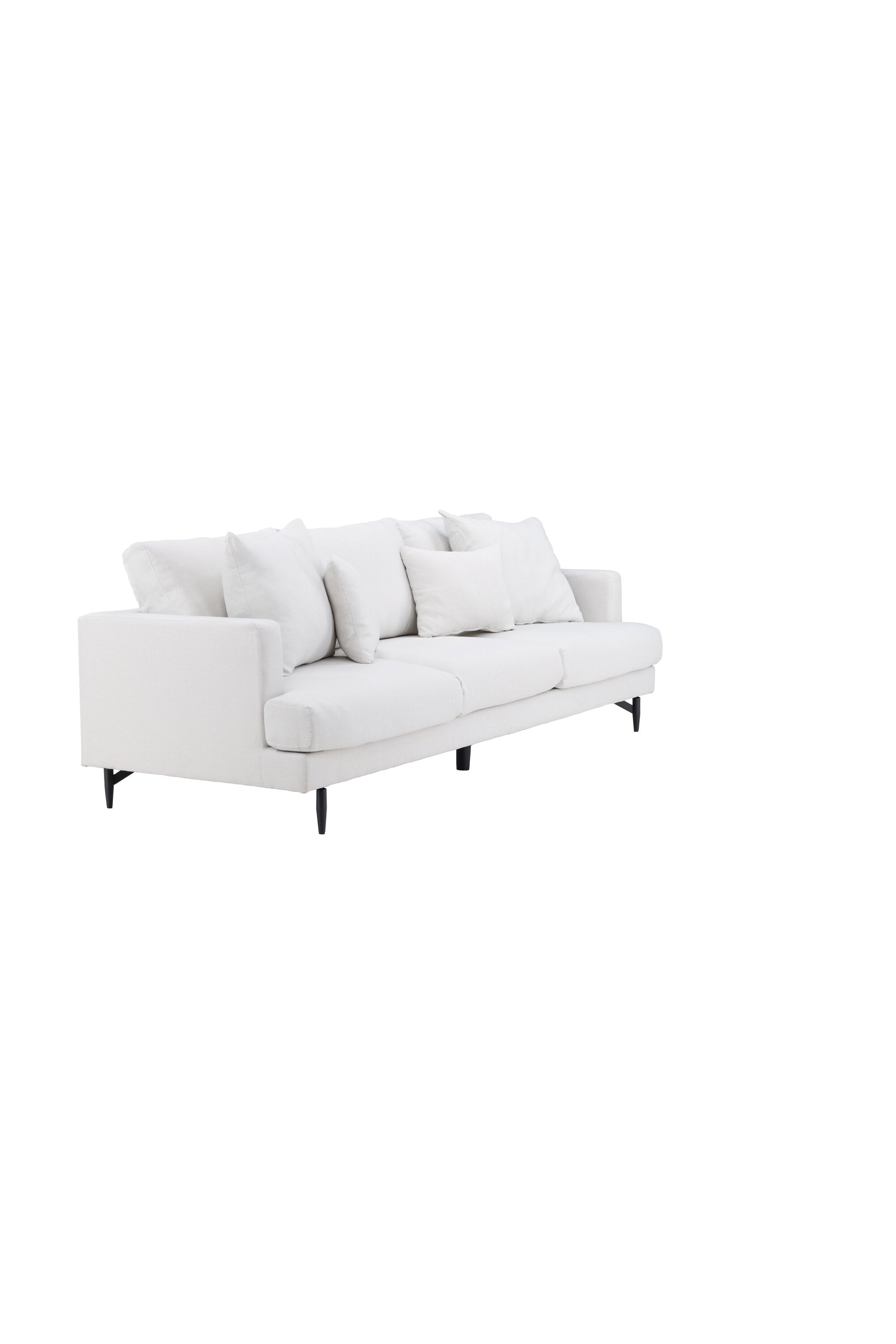 Sofia 3-Seat Sofa in Beige/Schwarz präsentiert im Onlineshop von KAQTU Design AG. 3er Sofa ist von Venture Home