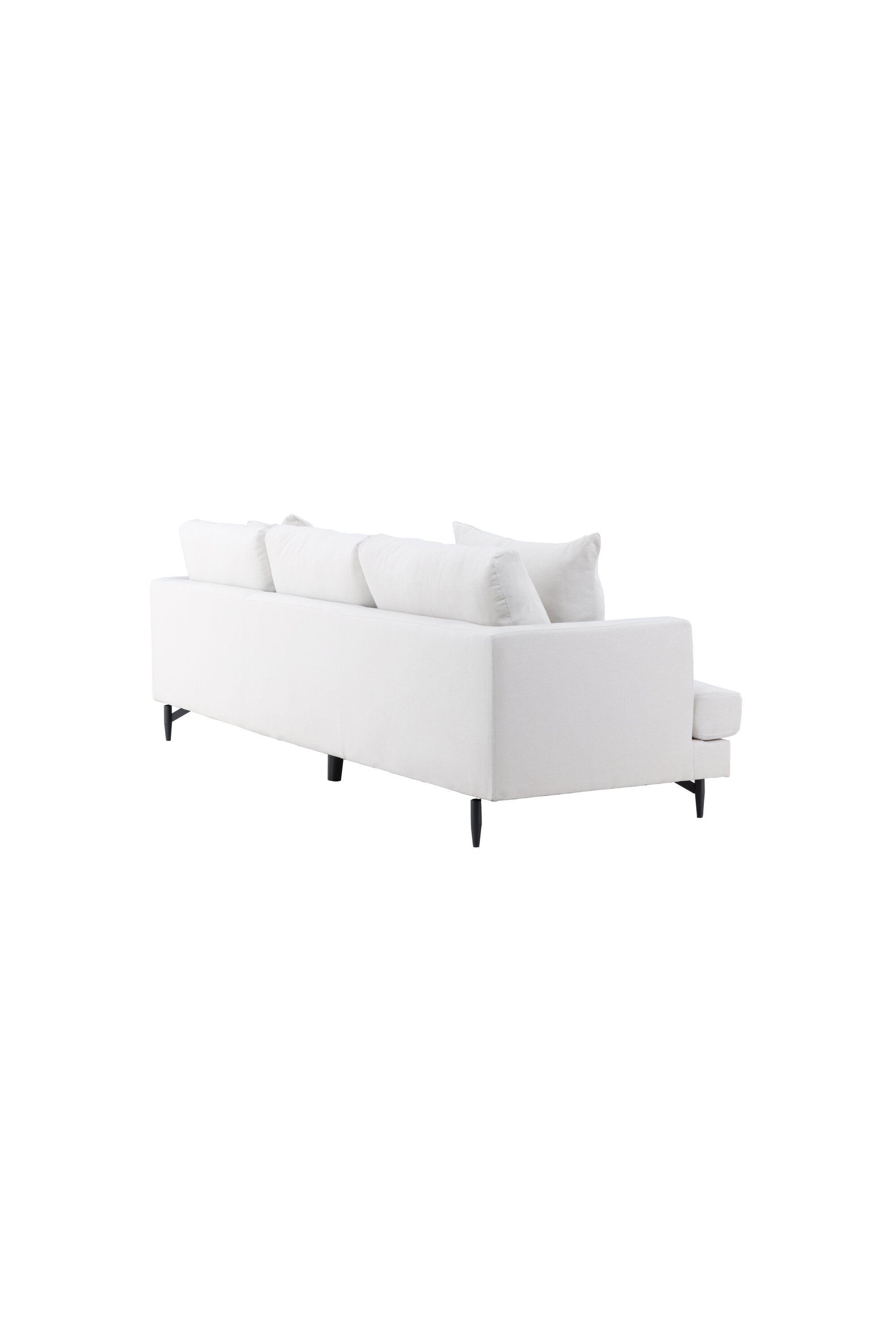 Sofia 3-Seat Sofa in Beige/Schwarz präsentiert im Onlineshop von KAQTU Design AG. 3er Sofa ist von Venture Home