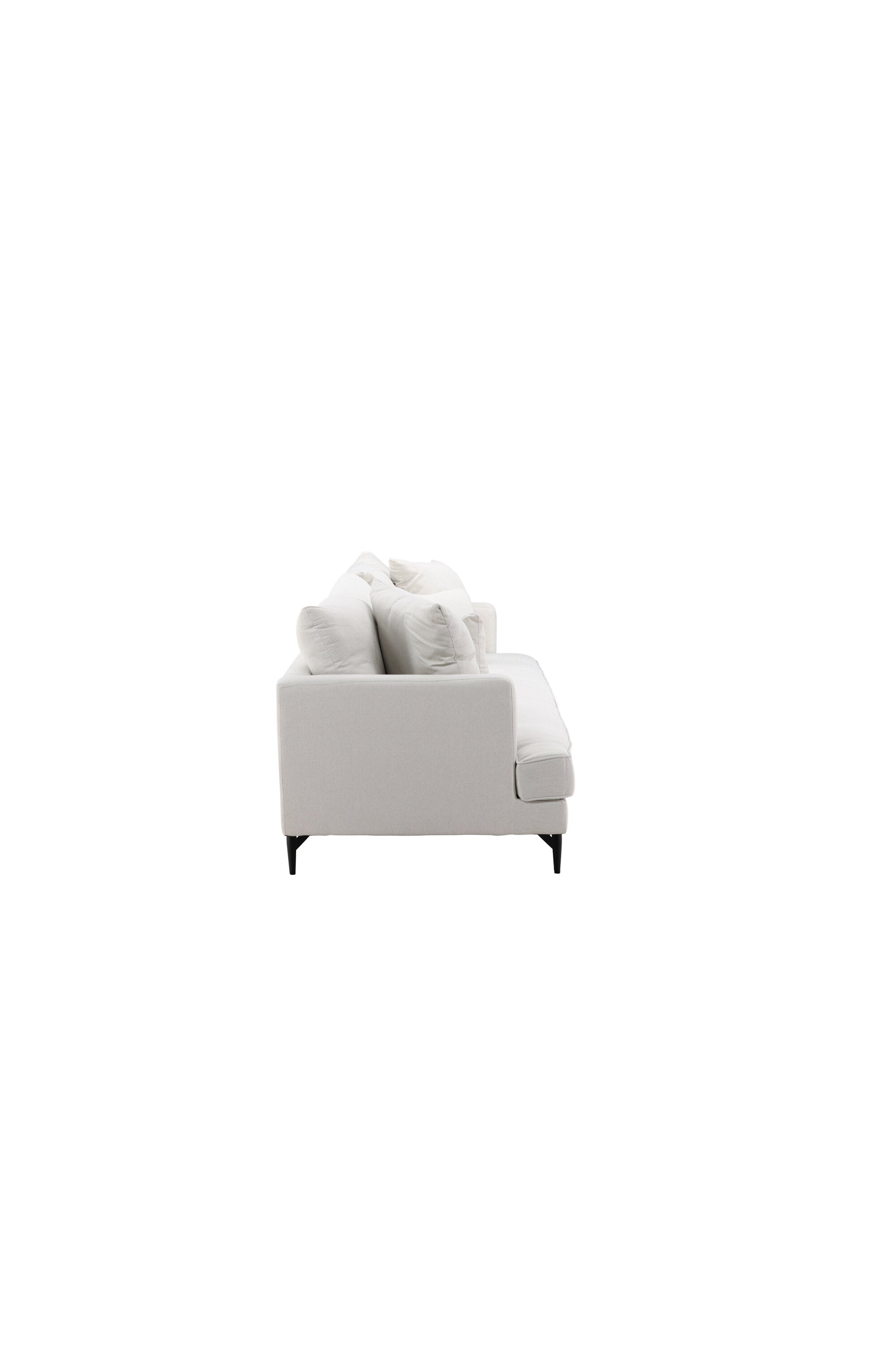 Entdecken Sie das elegante Sofia 3-Sitzer-Sofa von Venture Home – der perfekte Rückzugsort für moderne Leinenliebhaber, stilvoll und komfortabel.
