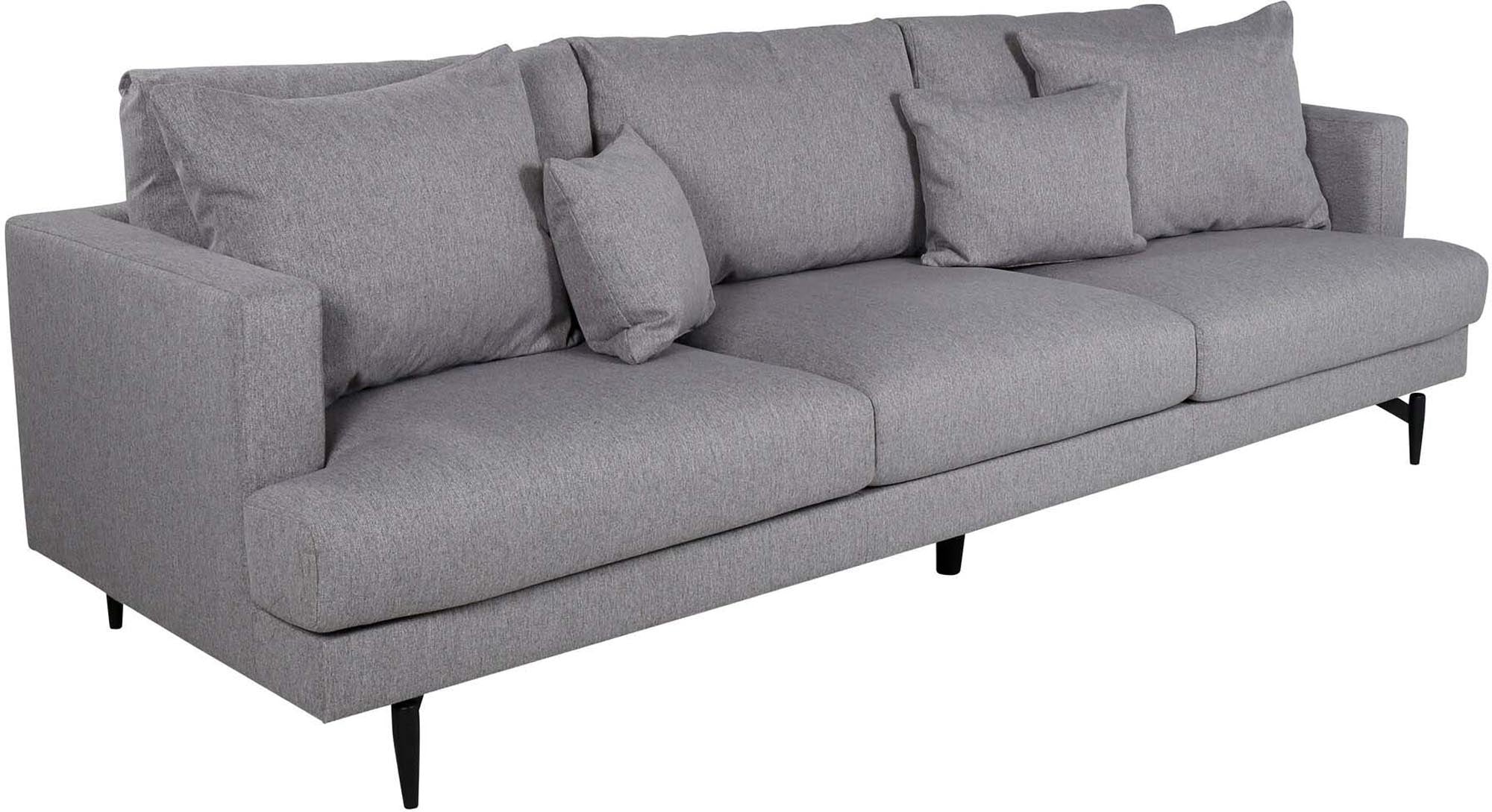 Sofia Sofa in Grau präsentiert im Onlineshop von KAQTU Design AG. 3er Sofa ist von Venture Home