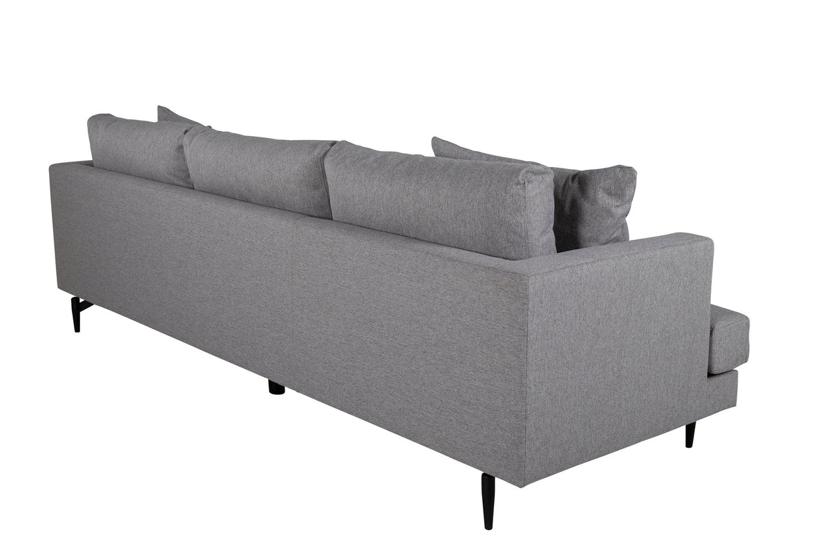 Sofia Sofa in Grau präsentiert im Onlineshop von KAQTU Design AG. 3er Sofa ist von Venture Home