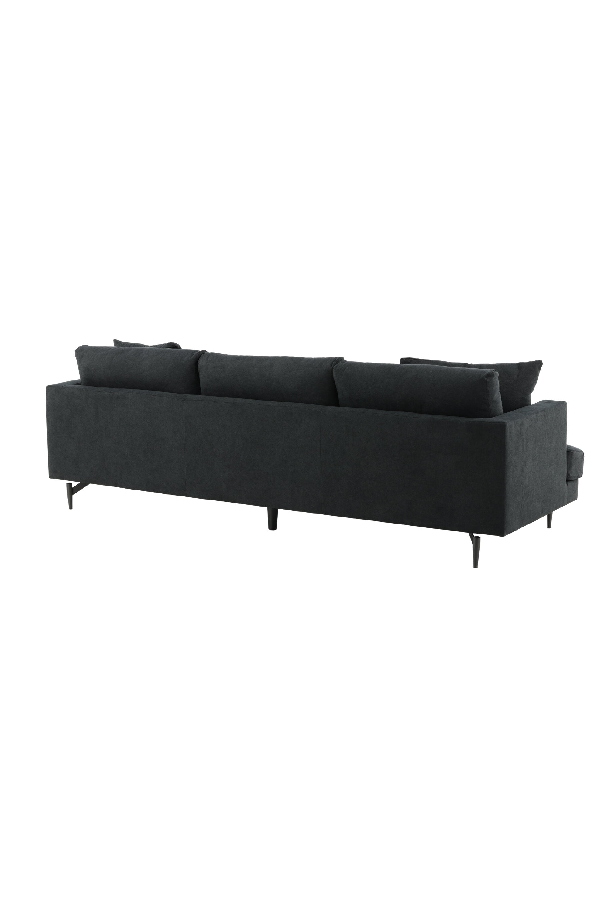Sofia Sofa in Schwarz präsentiert im Onlineshop von KAQTU Design AG. 3er Sofa ist von Venture Home